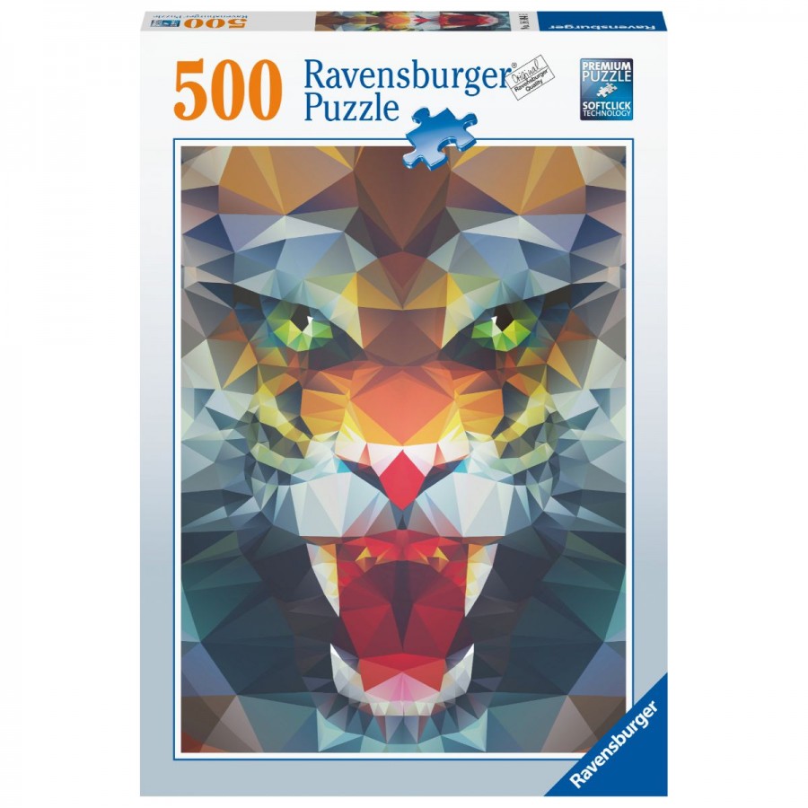 Ravensburger Puzzle 500 Piece Polygon Lion