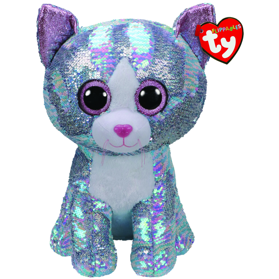 Beanie Boos Flippables Large Plush Whimsy Blue Cat