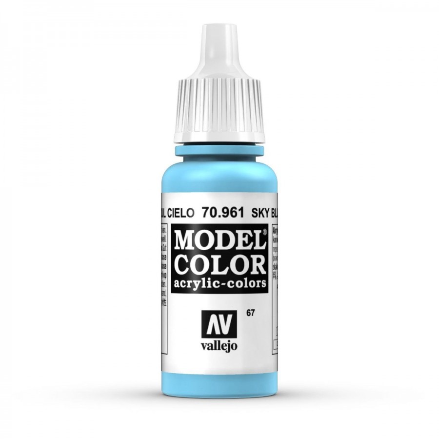 Vallejo Acrylic Paint Model Colour Sky Blue 17ml