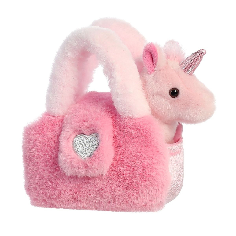 Fancy Pal Unicorn In Furry Bag