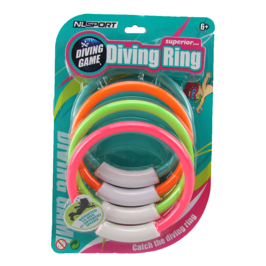 NL Sport Pool Dive Rings 4 Pack
