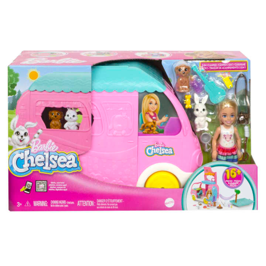 Barbie Chelsea Doll Campervan Playset & Accessories