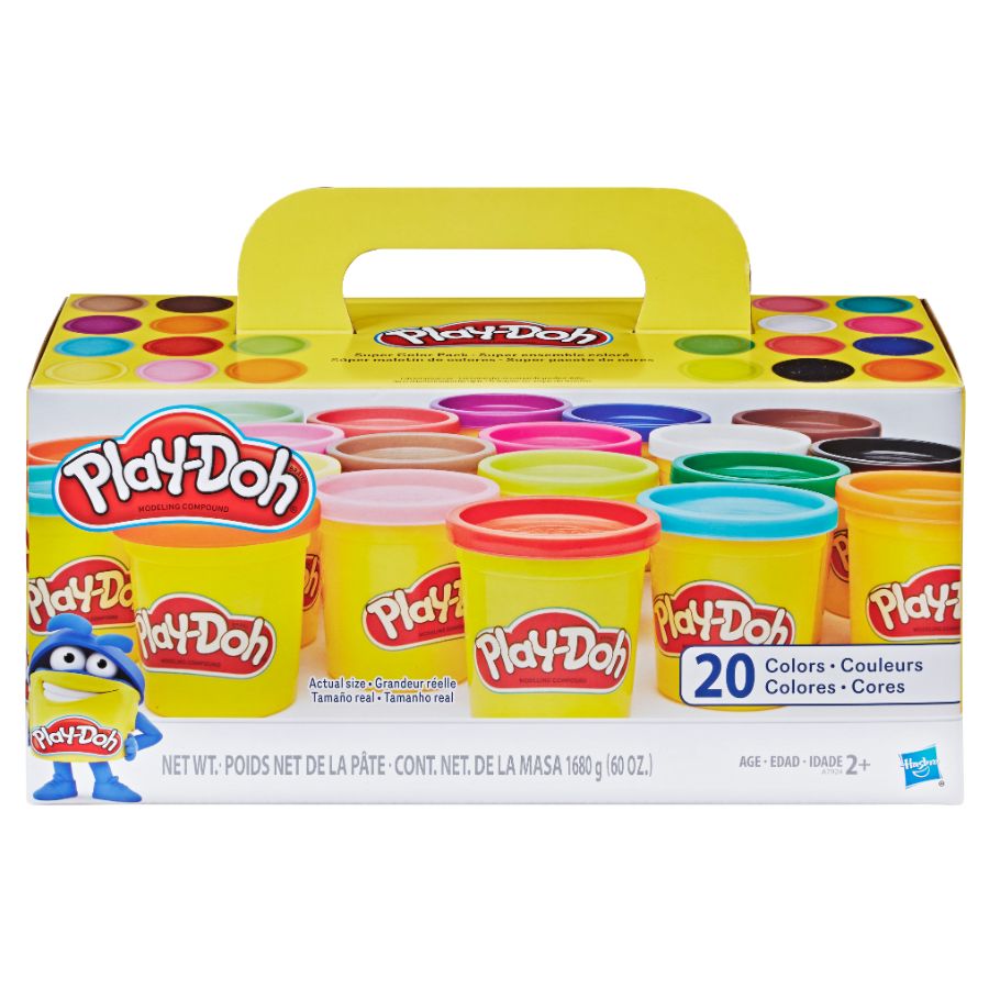 Playdoh Super Colour 20 Pack Assorted