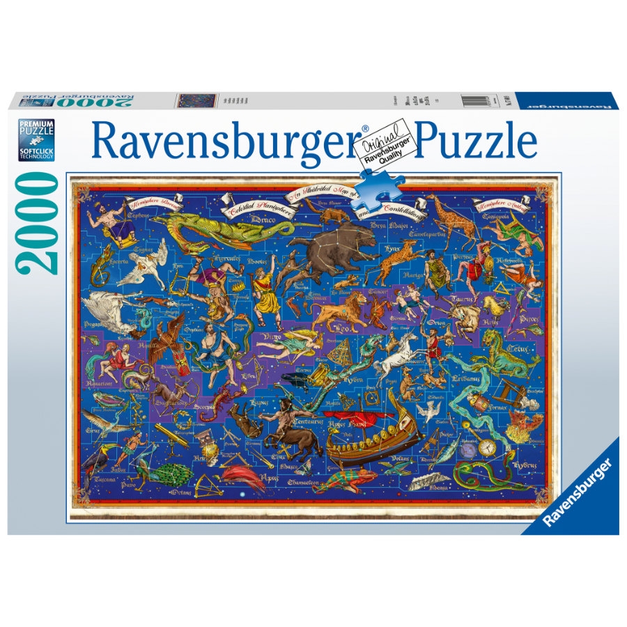 Ravensburger Puzzle 2000 Piece Constellations Map