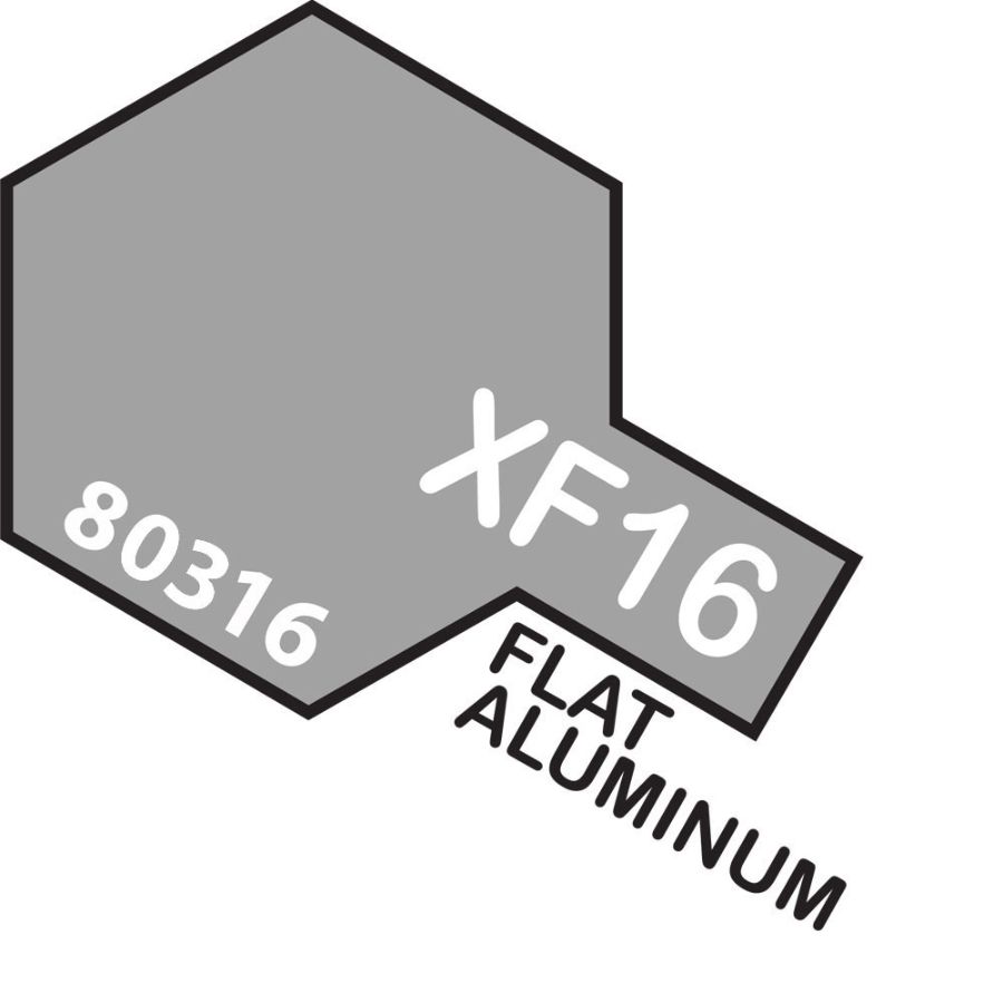 Tamiya Enamel Paint XF16 Flat Aluminium