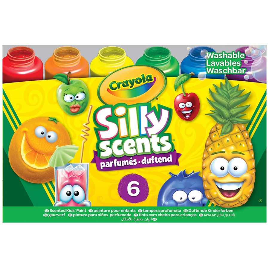 Crayola Washable Silly Scents Paint 6 Colour