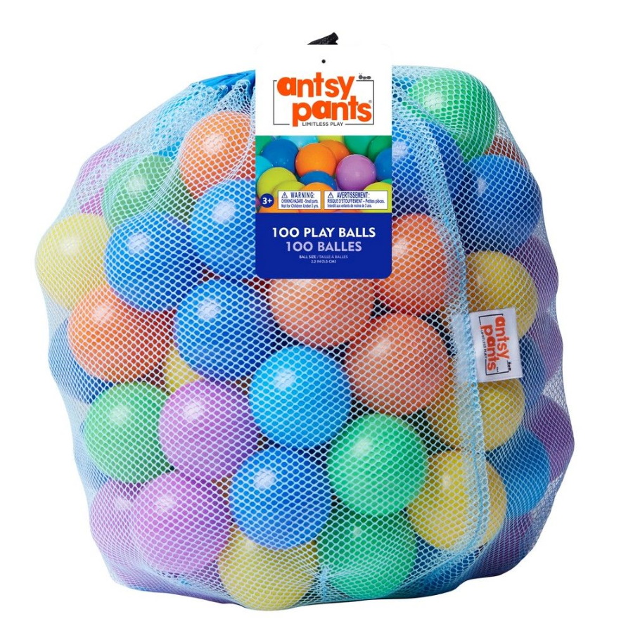 Antsy Pants Ball Pit Bag Of 100 Plastic Balls