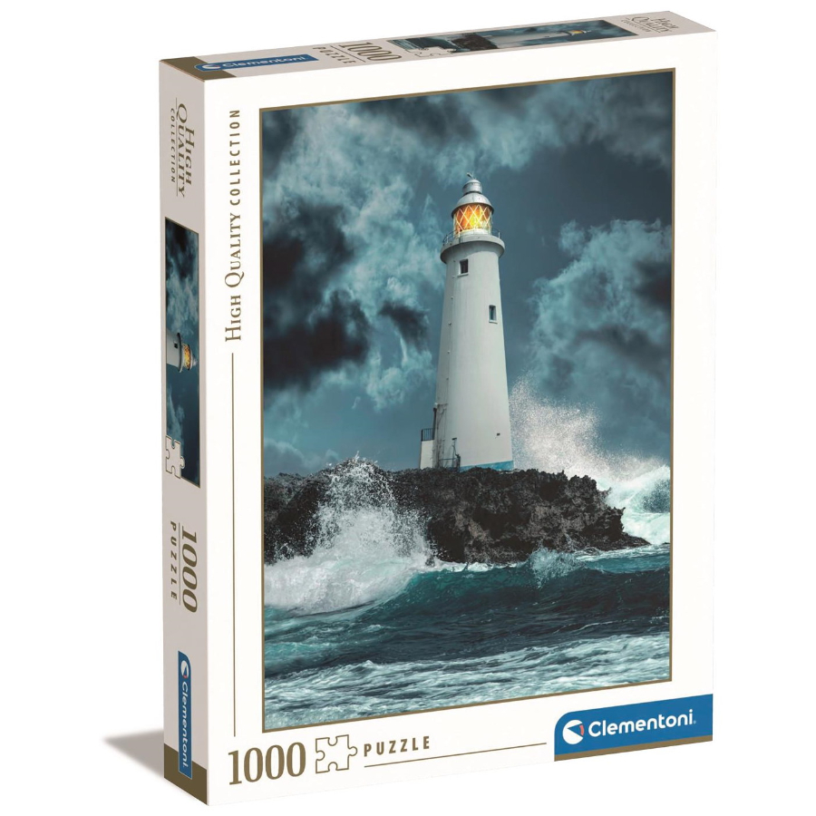 Clementoni 1000 Piece Puzzle Lightouse In The Storm