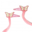 Butterfly Hair Clips With Hair Extension