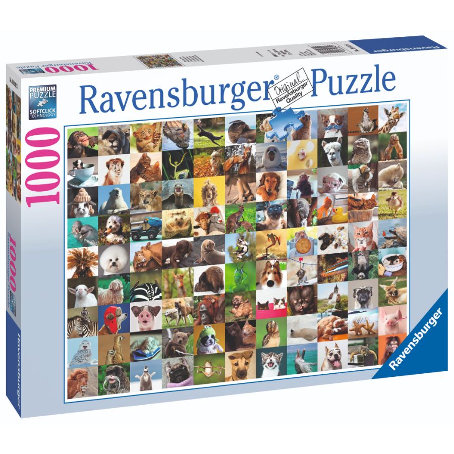 Ravensburger Puzzle 1000 Piece 99 Funny Animals
