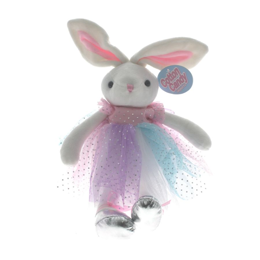 Hanging Plush Bunny Multi Coloured