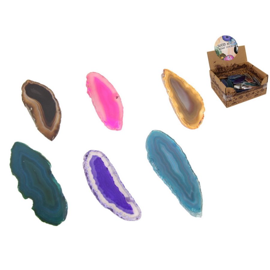 Agate Stone Slices Assorted