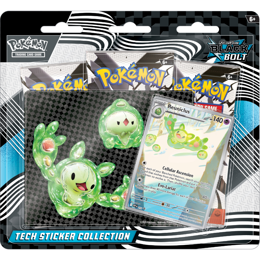 Pokemon TCG Scarlet & Violet Black Bolt Tech Sticker Blister