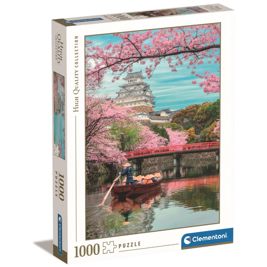 Clementoni 1000 Piece Puzzle Himeji Castle In Spring