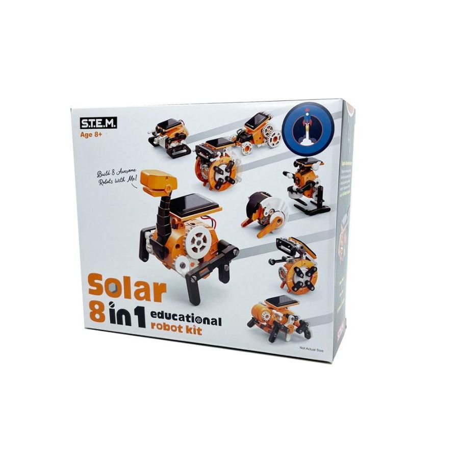 Solar 8 In 1 Educational Robot Kit