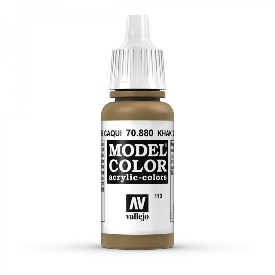 Vallejo Acrylic Paint Model Colour Khaki Grey 17ml