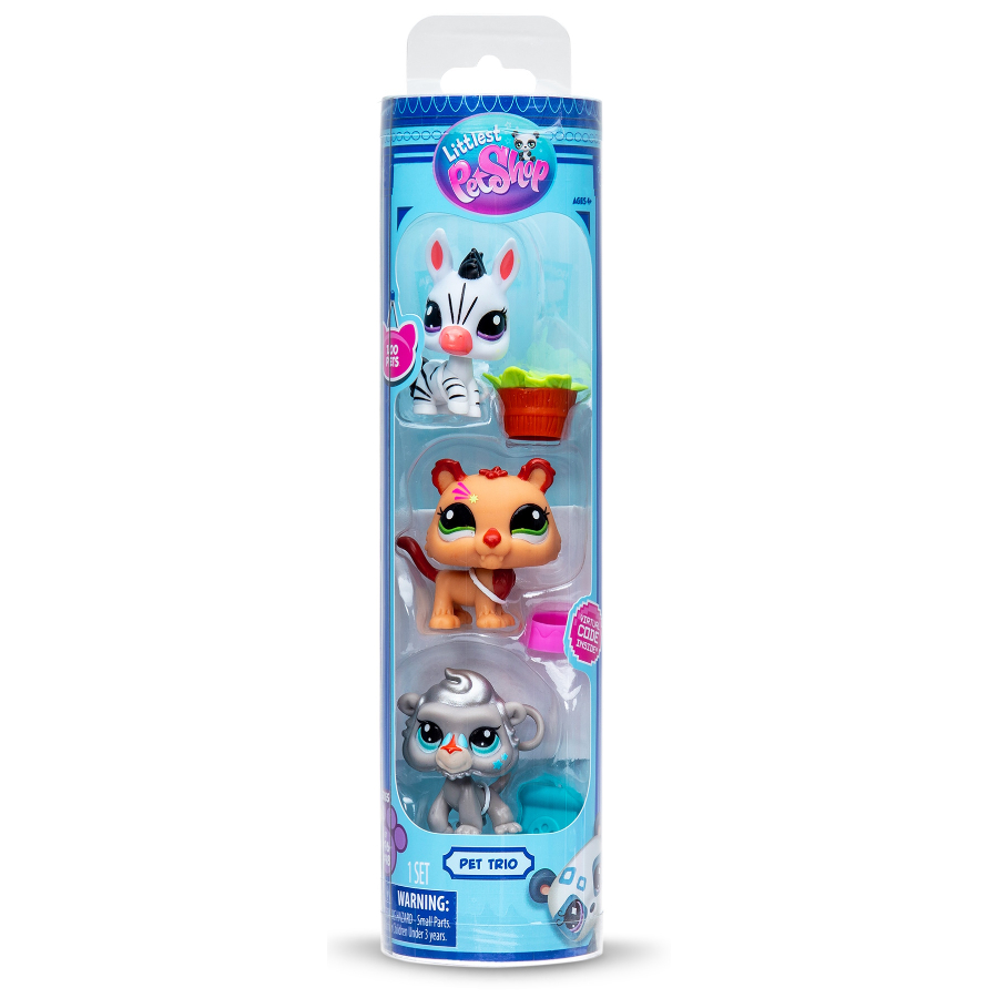 Littlest Pet Shop 3 Pack In Tube Series 2 Assorted