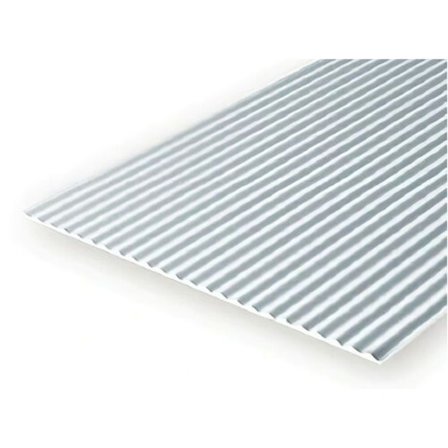 Evergreen Styrene Metal Siding Sheet 0.030 x 6 x 12 Inch