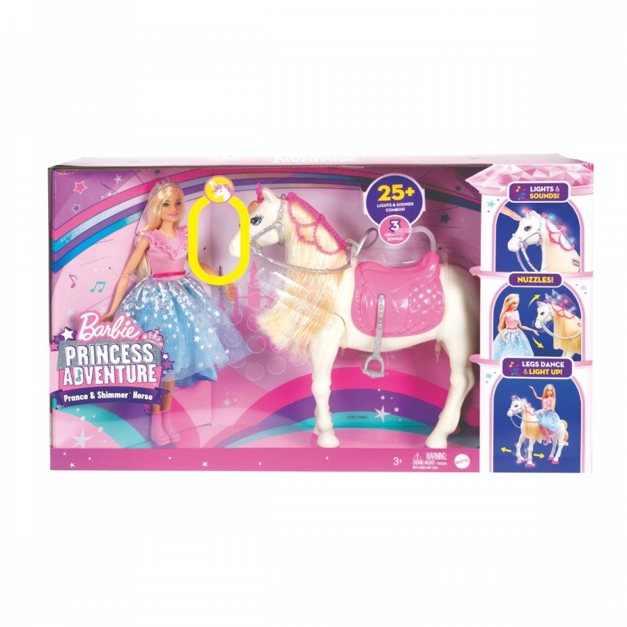 Barbie Princess Adventure Horse & Doll