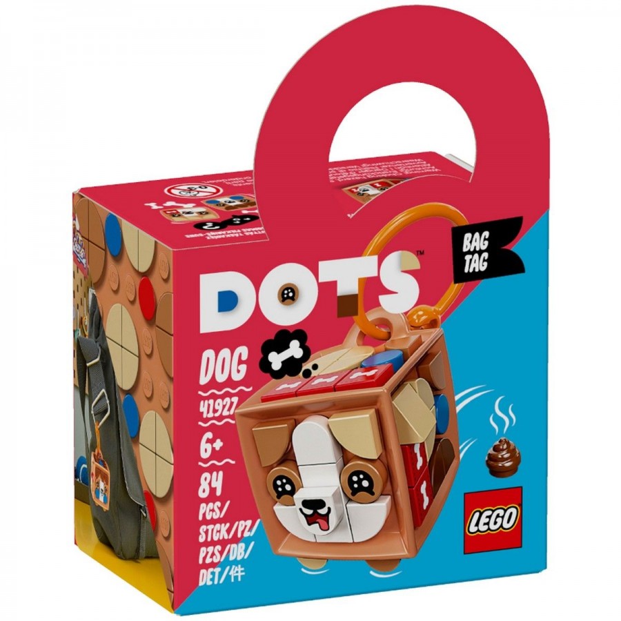 LEGO DOTS Bag Tag Dog