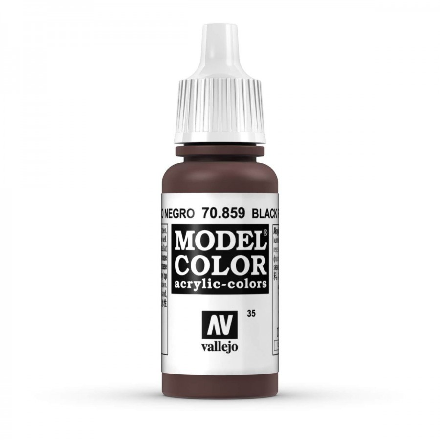 Vallejo Acrylic Paint Model Colour Black Red 17ml