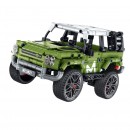 Mechanical Master Offroader With Pull Back Function Green 474 Pieces