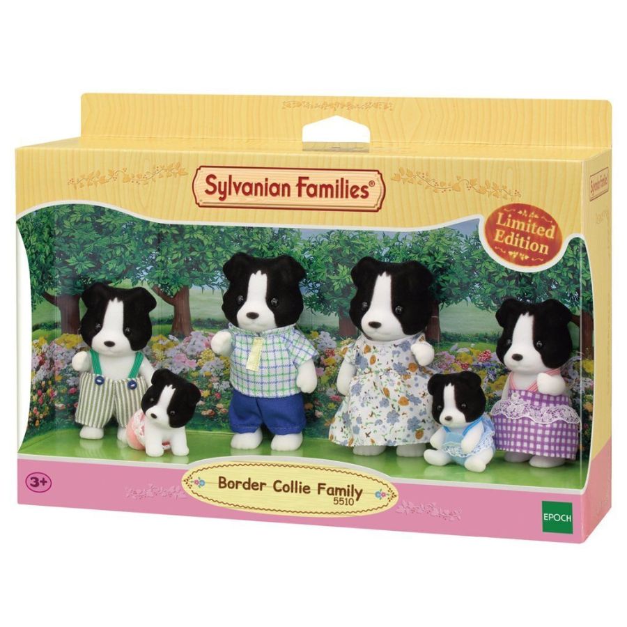 Sylvanian Families Special Edition Border Collie Family