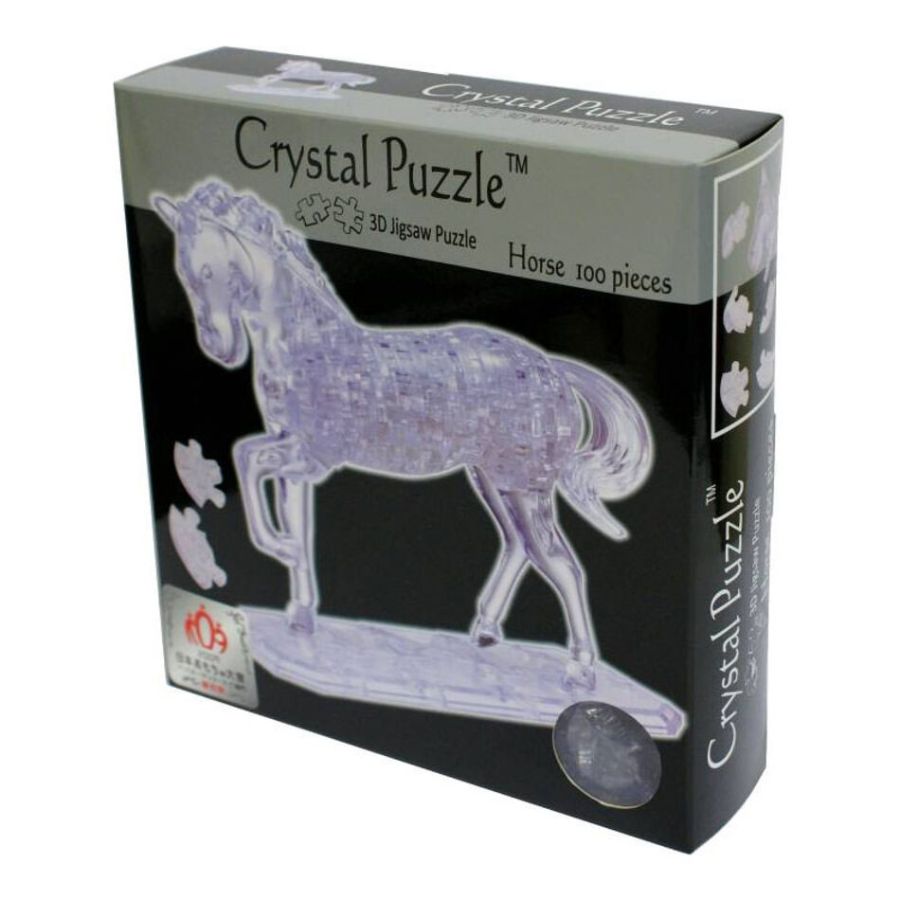 Crystal Puzzles Clear Horse