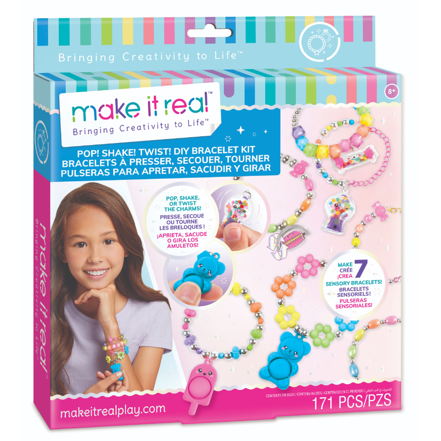 Make It Real Pop Shake Twist DIY Bracelet Kit