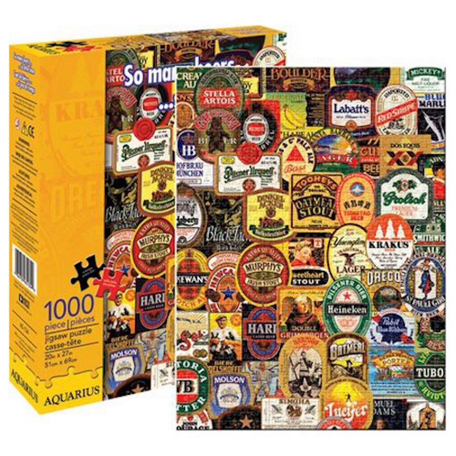 So Many Beers Collage 1000pc Puzzle