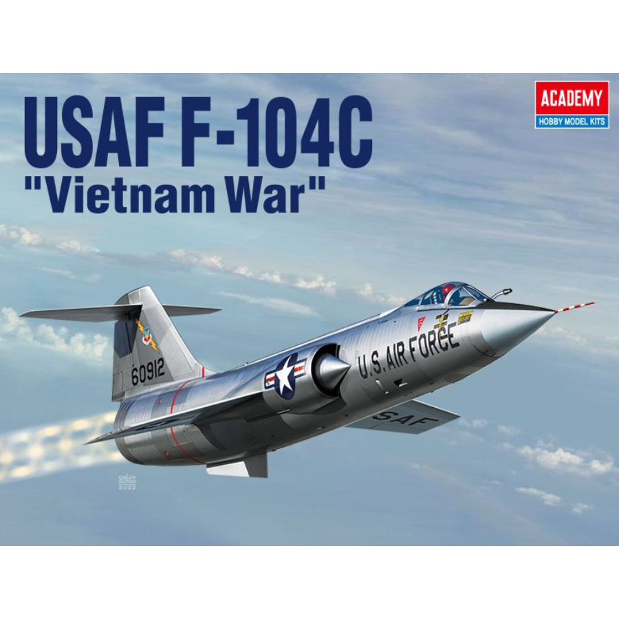 Academy Model Kit 1:72 USAF F-104C Vietnam War