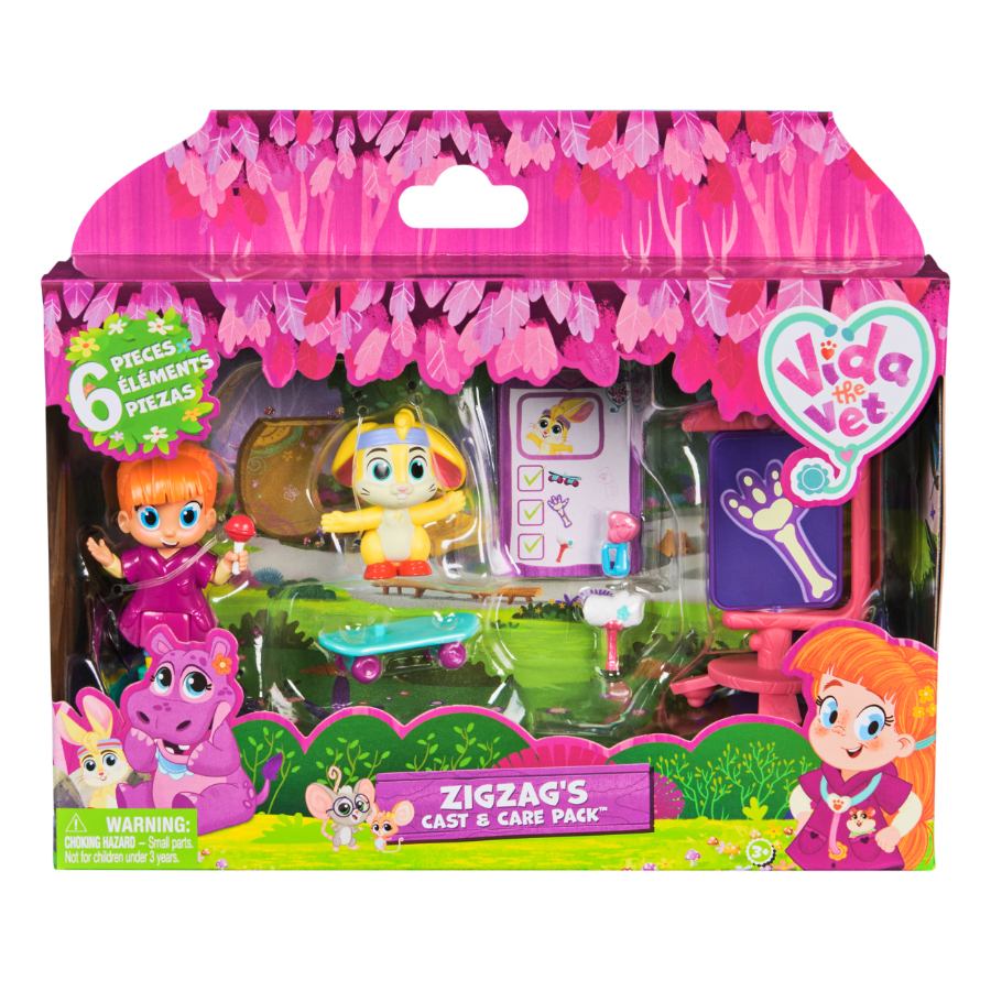 Vida The Vet Vida & Zigzag Figure Two Pack With Accessories