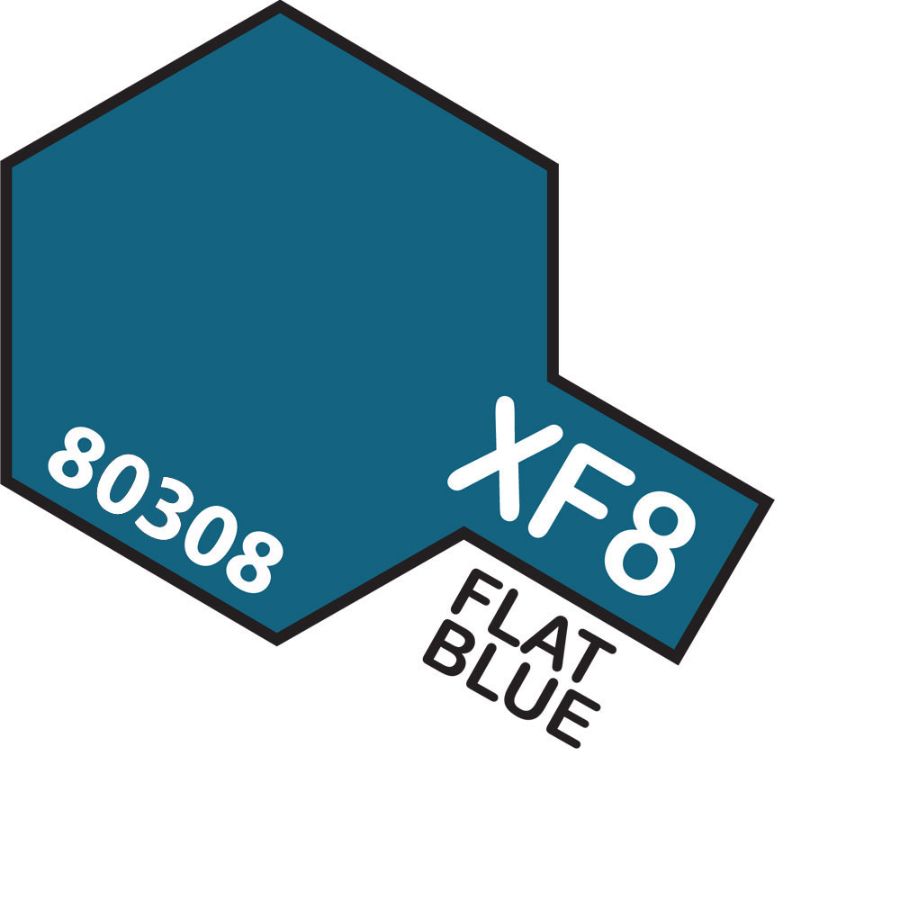 Tamiya Enamel Paint XF8 Flat Blue