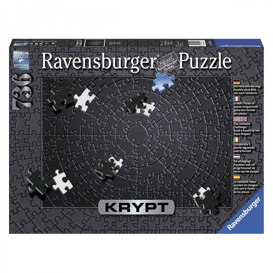 Ravensburger Puzzle 736 Piece Krypt Black