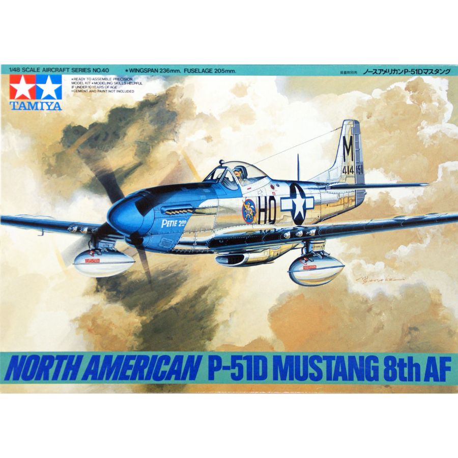 Tamiya Model Kit 1:48 NA P-51D Mustang 8th AF