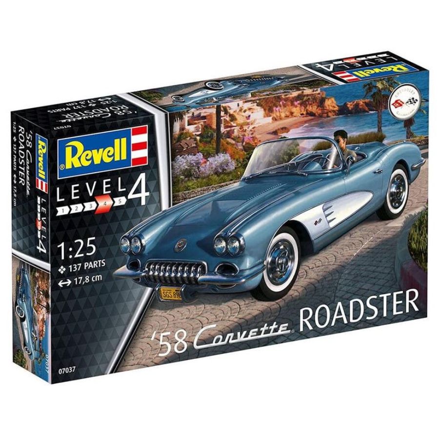 Revell Model Kit 1:25 58 Corvette Roadster