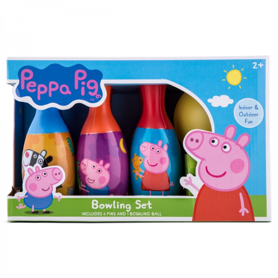 Peppa Pig Bowling Set New