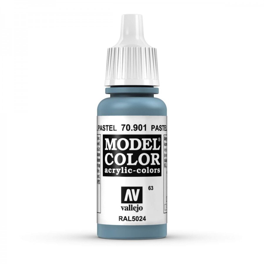 Vallejo Acrylic Paint Model Colour Pastel Blue 17ml