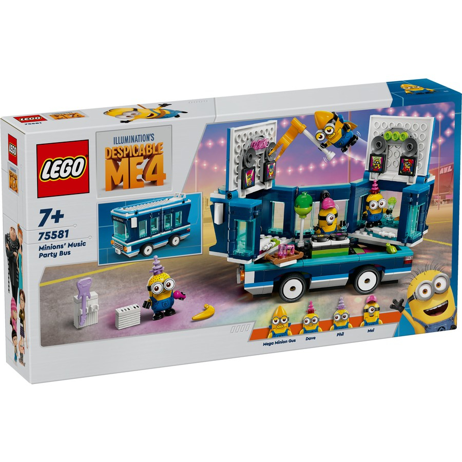 LEGO Despicable Me 4 Minions Music Party Bus