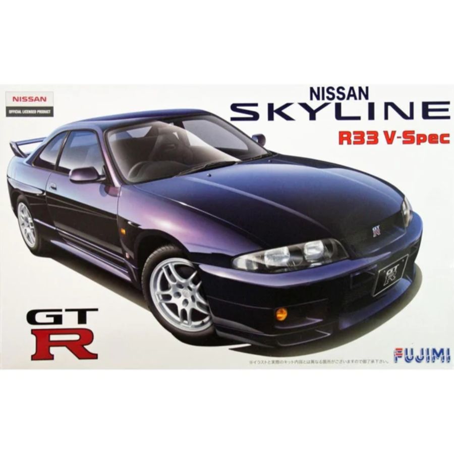 Fujimi Model Kit 1:24 Nissan R33 Skyline GT-R V-Spec 95