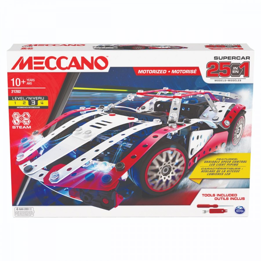 Meccano 25 Model Supercar Set