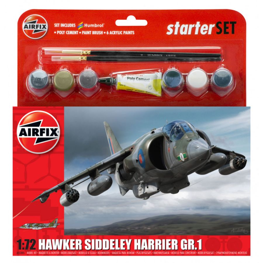 Airfix Starter Kit 1:72 Hawker Harrier GR1