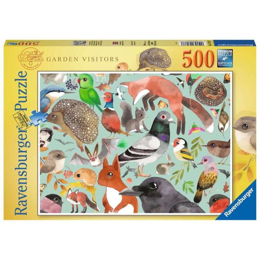 Ravensburger Puzzle 500 Piece Garden Visitors