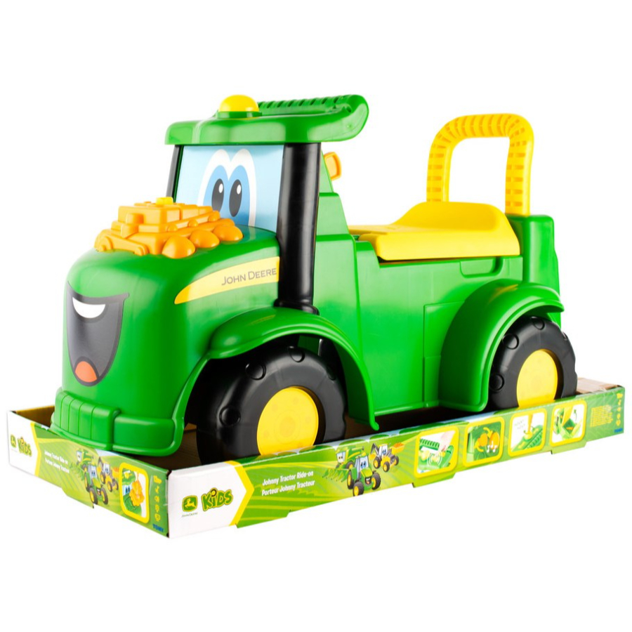 John Deere Johnny Tractor Foot To Floor Ride On With Lights & Sounds