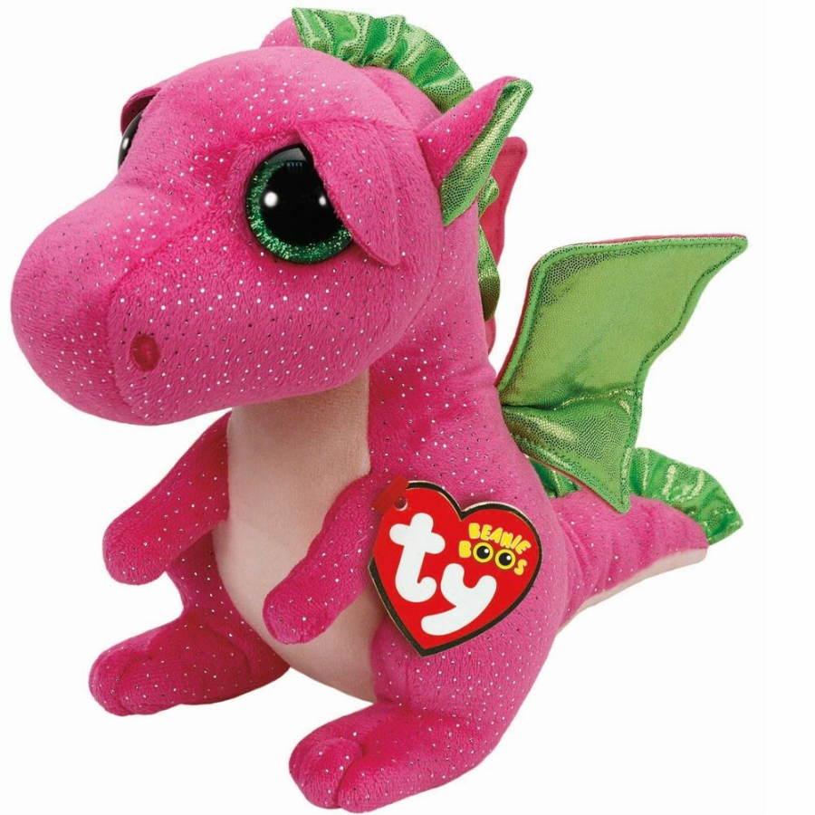 Beanie Boos Medium Plush Darla The Pink Dragon
