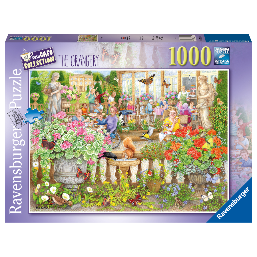 Ravensburger Puzzle 1000 Piece Cozy Café Secret Garden