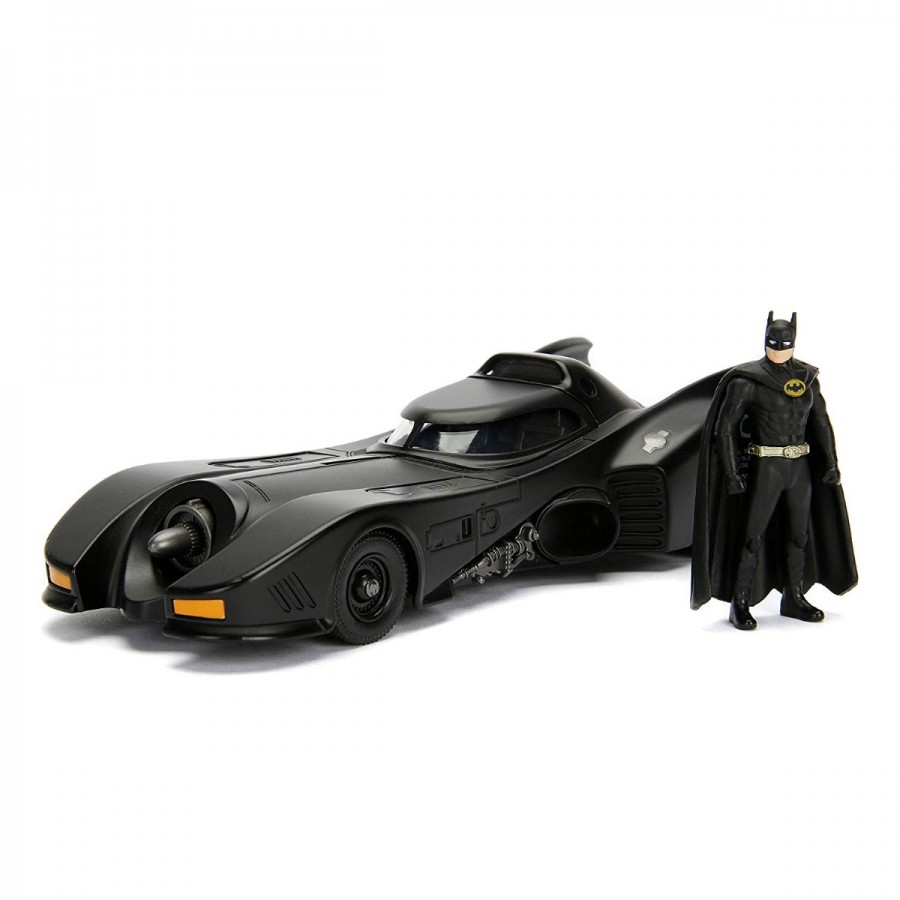 Jada Diecast 1:24 1989 Batmobile Build N Collect With Batman Figure