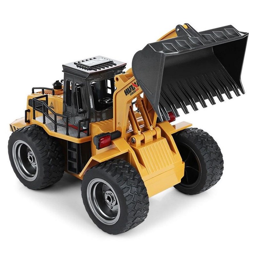 Huina Radio Control Bulldozer With Diecast Bucket 6 Channel Functions 4WD