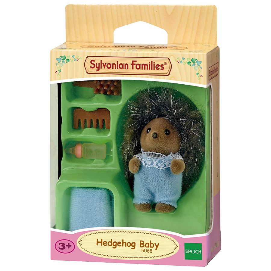 Sylvanian Families Hedgehog Baby With Blanket