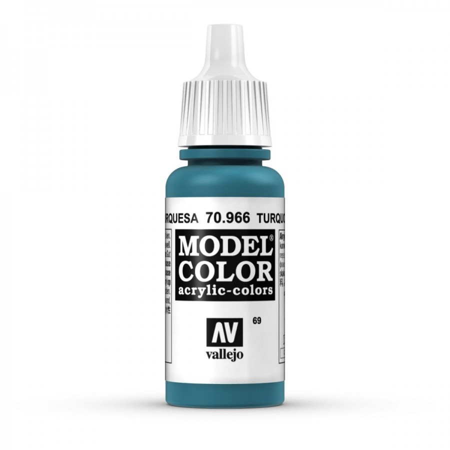 Vallejo Acrylic Paint Model Colour Turquoise 17ml